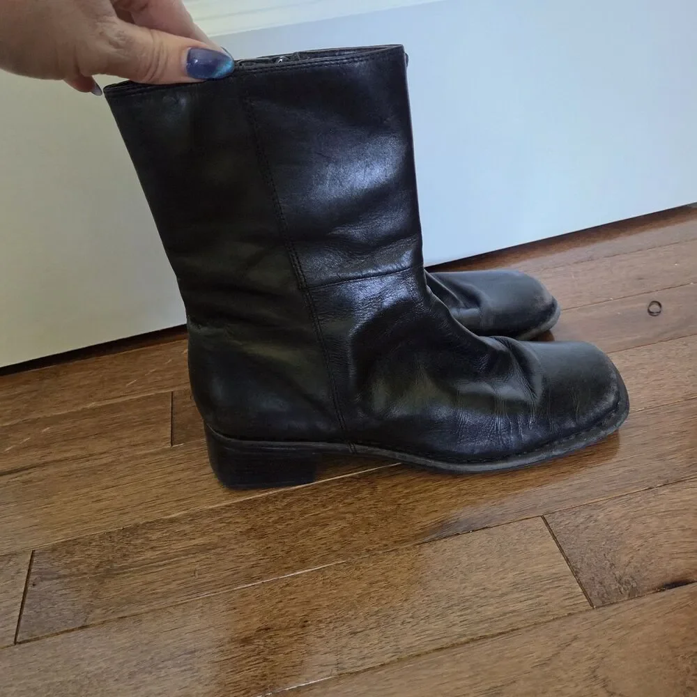 Covington Leather Bandit Boot Womens 8.5 Black